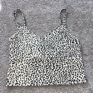 SHEIN cheetah print tank top